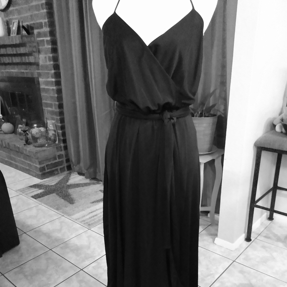 Joy Stevens Dresses & Skirts - Vintage Joy Stevens black halter maxi dress